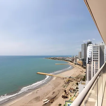 Apartamento Vista Al Mar Y Centro Histórico “morros City” 26fl Cartagena