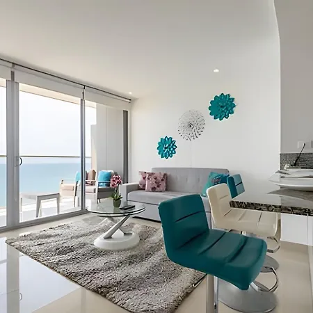 Vista Al Mar Y Centro Histórico “morros City” 26fl Apartamento *