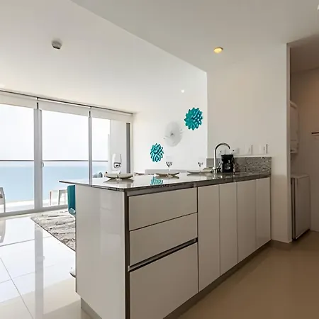 Apartamento Vista Al Mar Y Centro Histórico “morros City” 26fl Cartagena